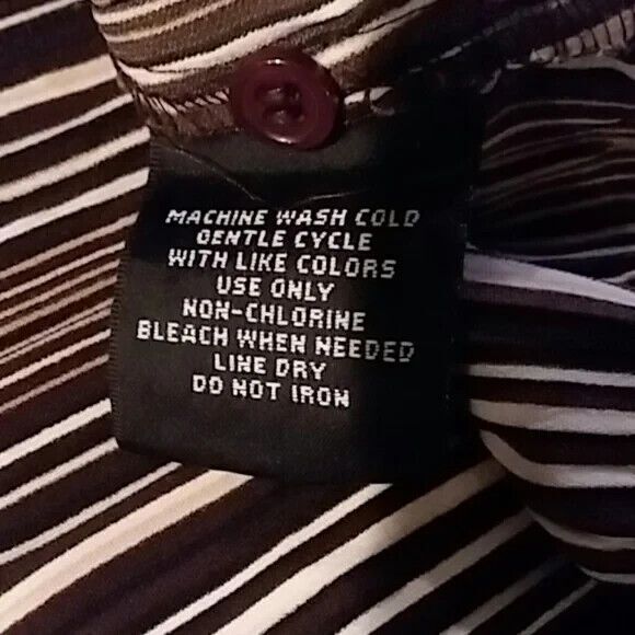 East 5th women's size Large button front shirt * - Picture 6 of 7